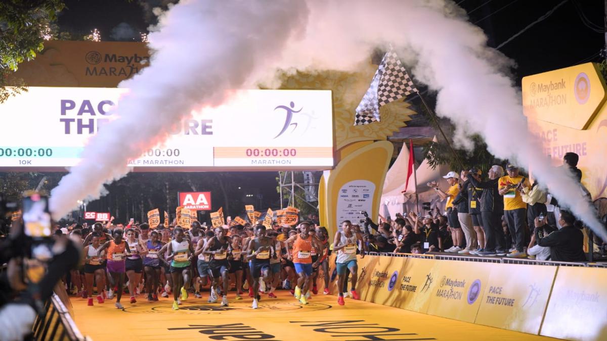 Evans Nyakamba & Medanit Feyera Juara Maybank Marathon 2025, 13.600 Pelari Ramaikan Gianyar