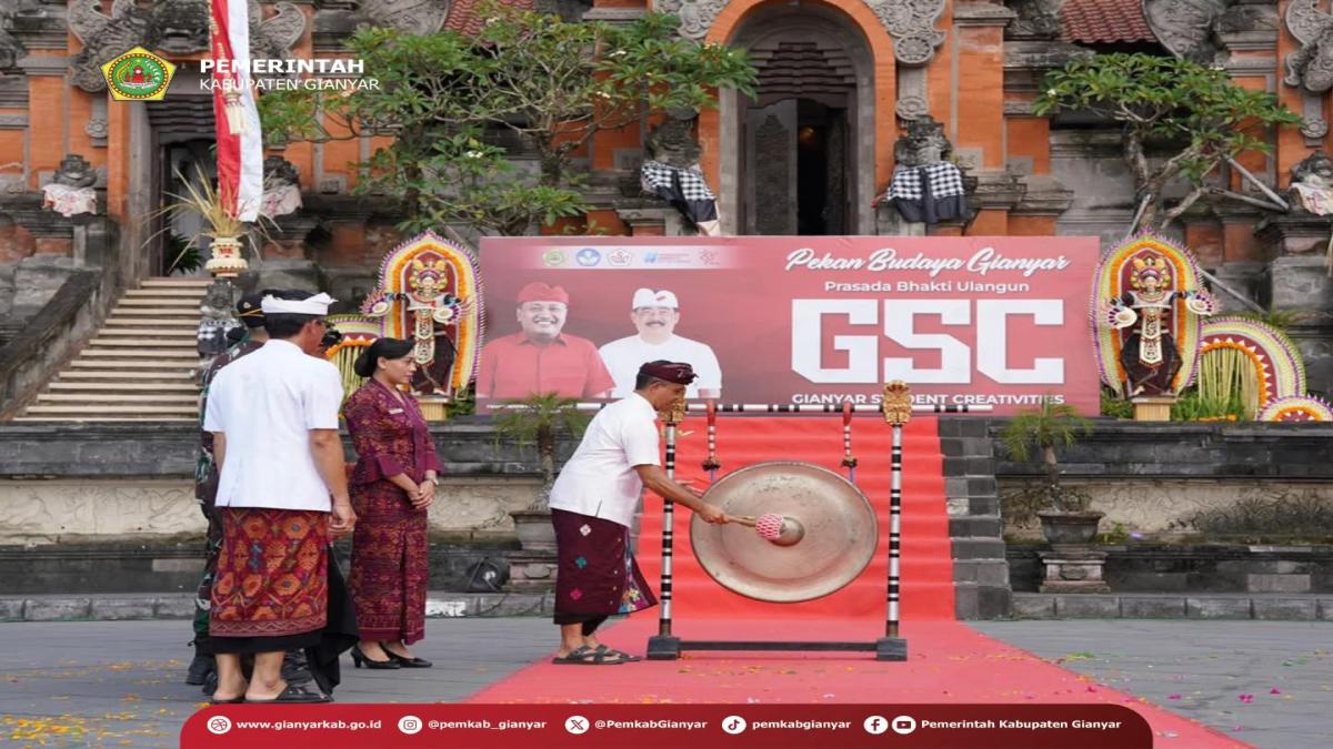 GSC 2026 Resmi Dibuka, Ajang Kreativitas Ribuan Pelajar Gianyar Tampil di Panggung Budaya