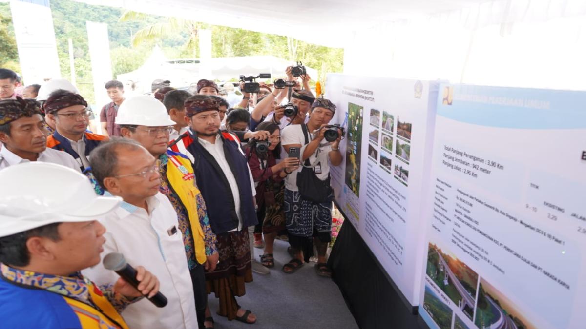 Gubernur Koster Kebut Penyelesaian Shortcut Singaraja–Mengwitani, Titik 9–10 Resmi Dibangun