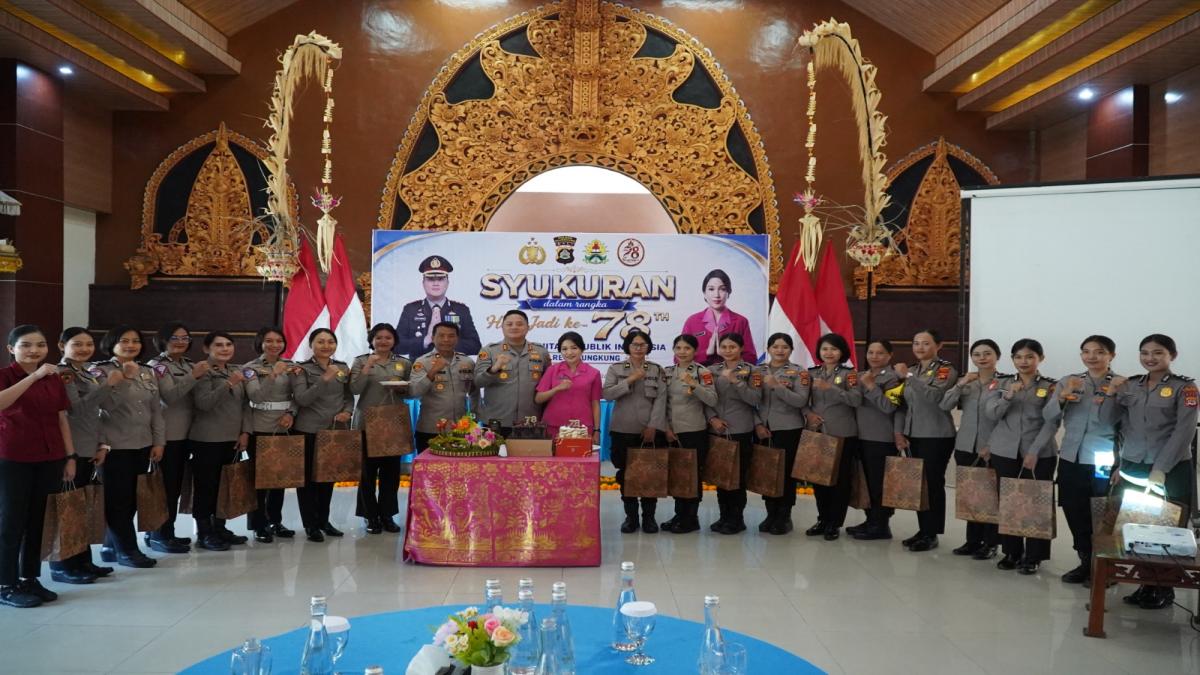 Hari Jadi Polwan ke-78, Kapolres Klungkung Dorong Polwan Beri Dampak Nyata bagi Masyarakat