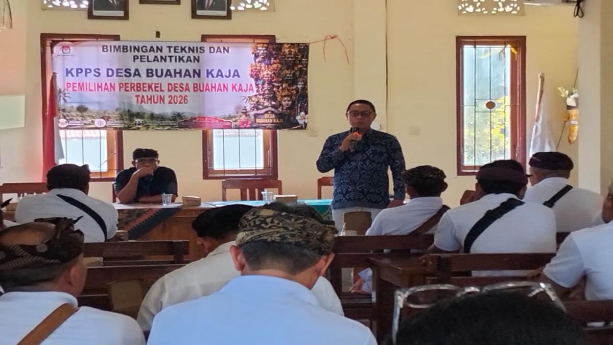 KPU Gianyar Turun Tangan Dampingi Pilkel 2026, Fokus Perkuat Teknis Pemungutan dan Penghitungan Suara
