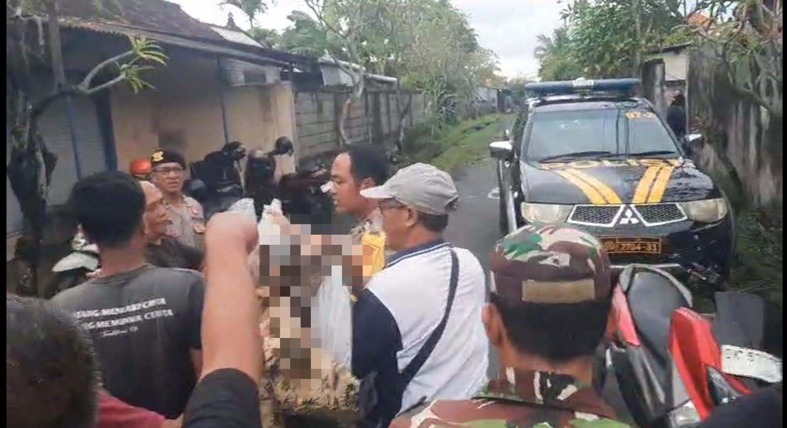 Lansia di Sukawati Ditemukan Tewas Terseret Arus Sungai Beji Anakan, Sempat Dicari Warga Sejak Pagi