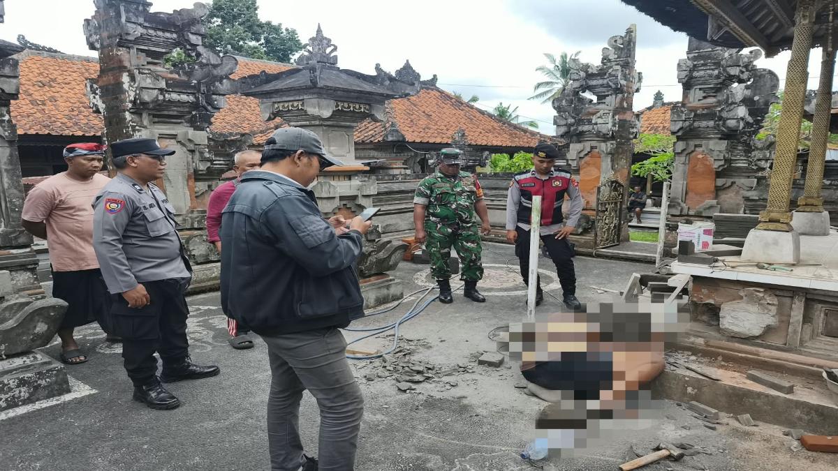 Pekerja Ditemukan Tersungkur di Bangunan Piasan, Pria 62 Tahun Meninggal Dunia di Tegallalang