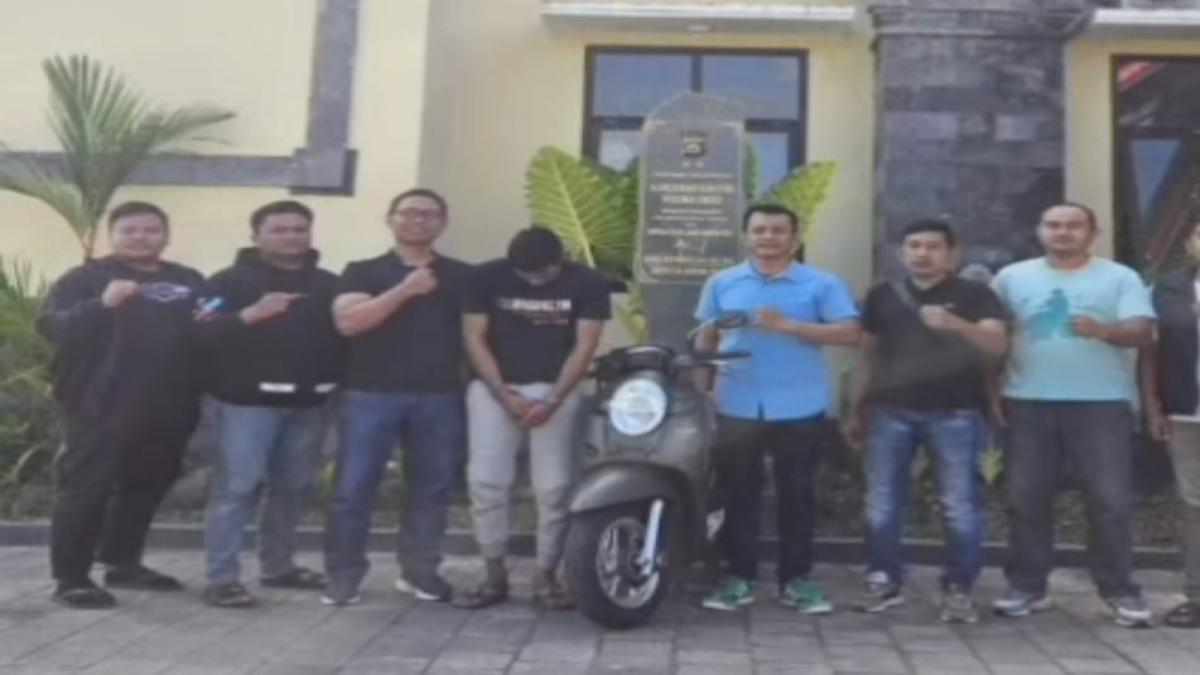 Residivis Curanmor Asal Bima Ditangkap Polsek Ubud, Motor Curian Berhasil Diamankan